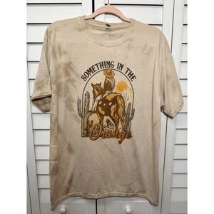 Zach Bryan "Something in the Orange" Tie Dye Graphic T-Shirt Size Large